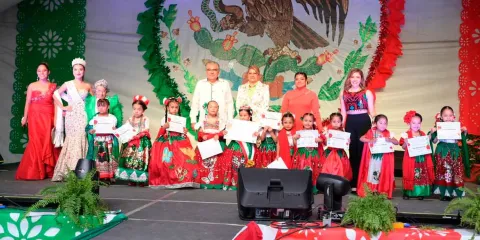 Emilia Ramírez ganó el certamen Chiqui Fiestas Patrias en Huauchinango 