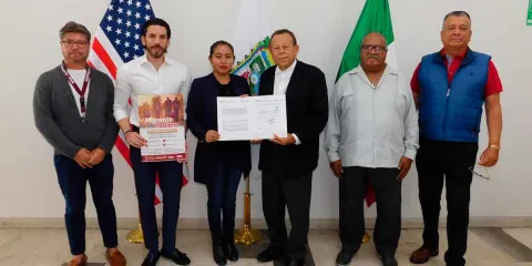 San Lorenzo Chiautzingo firma convenio con IPAM para apoyar a migrantes deportados