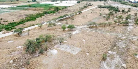 Frenan lotificación de zona arqueológica