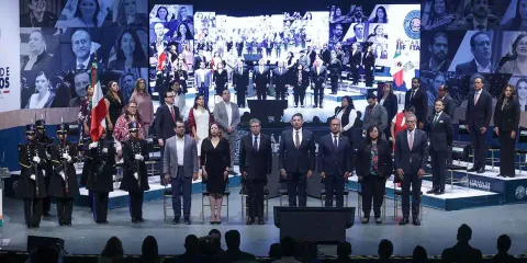 Alejandro Armenta pide mantener coalición de Morena y aliados en Puebla durante Primer Informe Legislativo