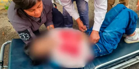 Acuchillaron a una mujer de Texmelucan en Tlaxcala 