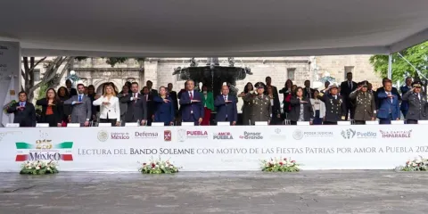 Puebla festejará en grande el 215 Aniversario de la Independencia de México