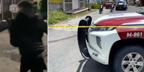 Vecinos atraparon y golpearon a ladrón en Texmelucan