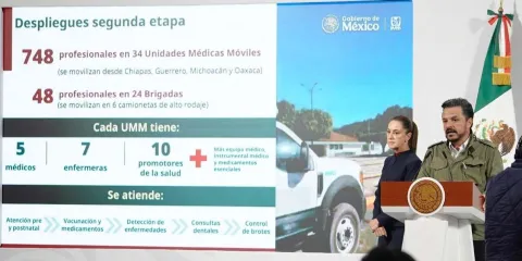 Brigadas médicas del IMSS previenen contingencia sanitaria en la Sierra Norte