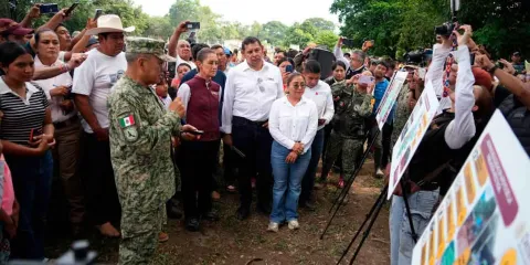 Puebla avanza en la reconstrucción tras lluvias en la Sierra Norte: Sheinbaum y Armenta refuerzan apoyo a 60 mil afectados