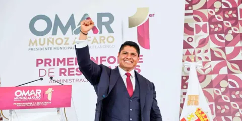 Omar Muñoz rinde Primer Informe de Resultados arropado por el pueblo de Cuautlancingo