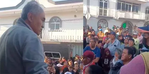 Vecinos de San Baltazar Temaxcalac protestan por desabasto de agua en Texmelucan