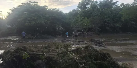 Tormenta Jerry deja caminos destruidos y viviendas afectadas en Venustiano Carranza