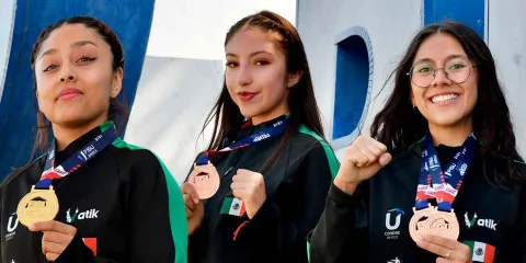 Estudiantes de la BUAP brillan en Perú con un oro y tres bronces en los FISU AMERICA Combat Sport