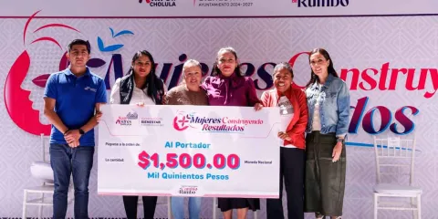 En San Andrés Cholula mujeres avanzan con capacitaciones y apoyos económicos