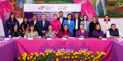 Lupita Cuautle refuerza acciones contra la violencia de género en San Andrés Cholula