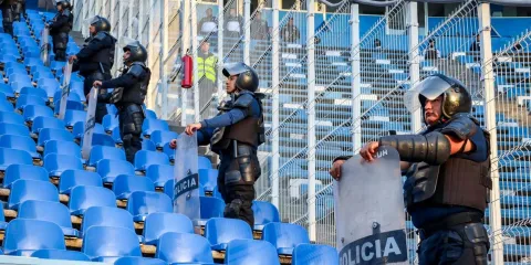 Megaoperativo en el Estadio Cuauhtémoc por el partido Cruz Azul vs Pumas