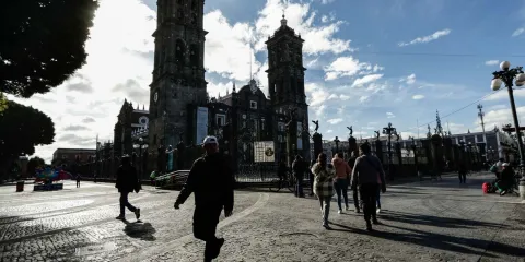 Puebla amanece con heladas y viento polar por el Frente Frío 13