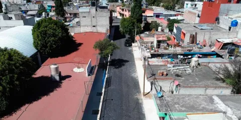 Supervisa Gobierno de la Ciudad conclusión de obra en la colonia San José Los Cerritos