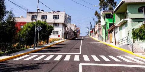 San Andrés Cholula entrega rehabilitación de la calle Francisco I. Madero