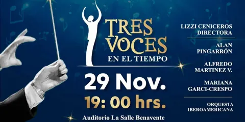 “Tres Voces en el Tiempo” el concierto que reúne a grandes en un escenario