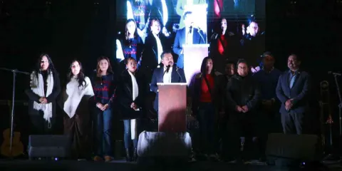 En unión y armonía, Gobierno de Puebla ofrece cenas navideñas a familias