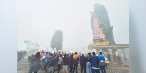 Cumplió 15 años Monumental Virgen de Guadalupe en Xicotepec