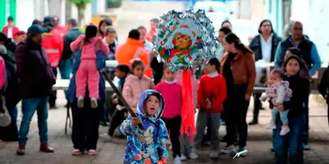 Gran participación en primera posada en el Pueblo Mágico de Huauchinango