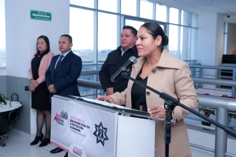 Amplía Lupita Cuautle red de videovigilancia de San Andrés Cholula
