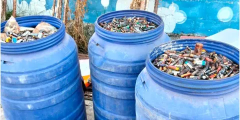 Evitan daño ambiental en Texmelucan con recolección de pilas 