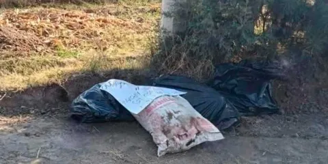 Hallan cuerpos embolsados en Tlahuapan 