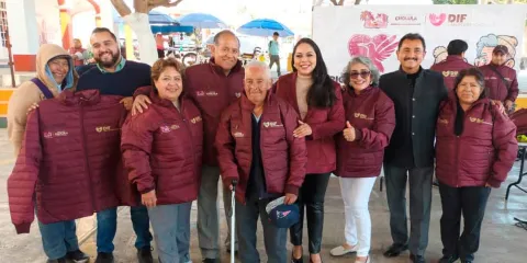 El programa “Abrigando Cholula” continúa llegando a todas las juntas auxiliares