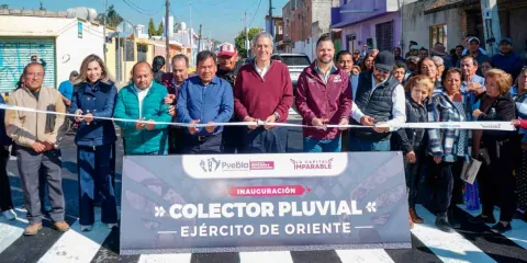 Entrega Pepe Chedraui Colector Pluvial en la colonia Álamos Vista Hermosa