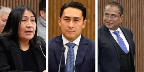 Germán Reyna, Román Sánchez y Bibiana González van por el puesto de AUDITOR