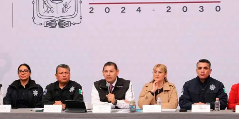 Llamó Armenta a sumar esfuerzos a favor de la seguridad de las familias