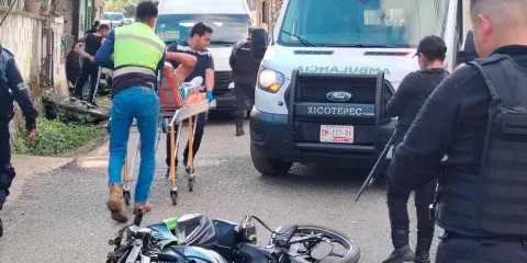 Cuatro motociclistas inician el año en el hospital de Xicotepec