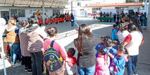 Nueva  aula en el Jardín de Niños “Niños Héroes” de Cuautlancingol