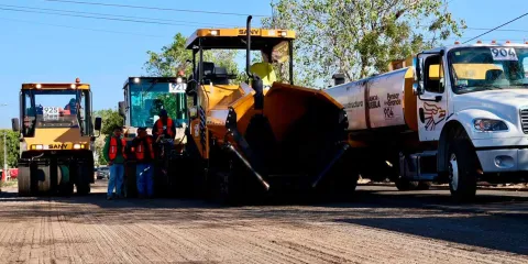Rehabilitación de calles en el Sur de la capital beneficiará a 185 mil personas