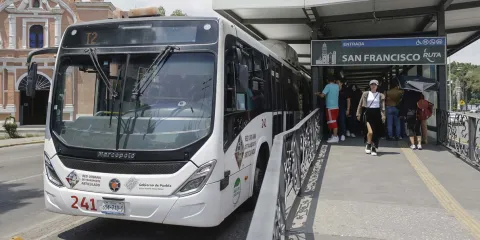 Paraderos del RUTA serán puntos de venta de PRODUCTOS POBLANOS