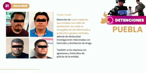 Detenciones de huachicoleros y criminales en nueve municipios poblanos; la capital está en la lista 
