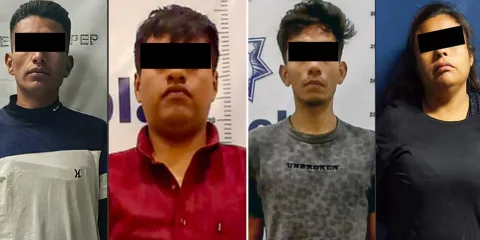 Operativo en Tehuacán deja cuatro detenidos con drogas y armas de fuego