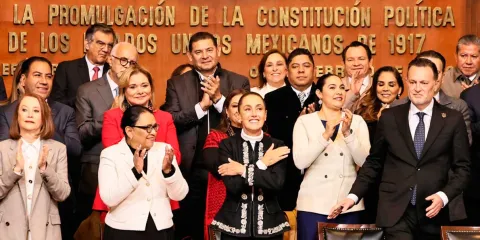  Claudia Sheinbaum reiteró que la Cuarta Transformación ha recuperado la esencia de la Constitución