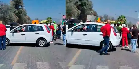 Bloqueo en carretera Tehuacán–Teotitlán por protesta contra aumento del agua
