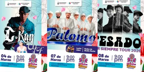 Espectacular CARTELERA ARTÍSTICA en Feria de las Flores de Huauchinango