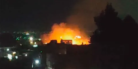 Atienden bomberos dos incendios de pastizales en San Martín Texmelucan
