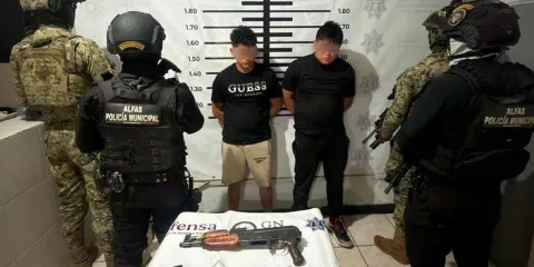 Sujetos armados disparan contra policías en Texmelucan y son asegurados