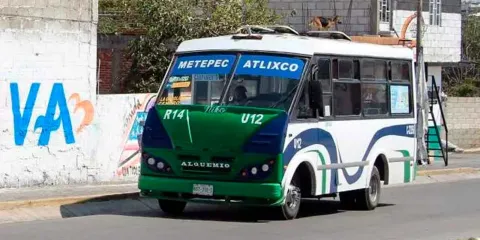 Transporte público en Atlixco opera con normalidad pese a llamados de paro