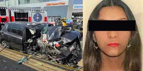 FGE difunde VIDEO que muestra responsabilidad de Luz María en accidente de la Vía Atlixcáyotl