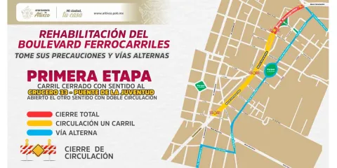 Arranca la modernización del bulevar Ferrocarriles en Atlixco