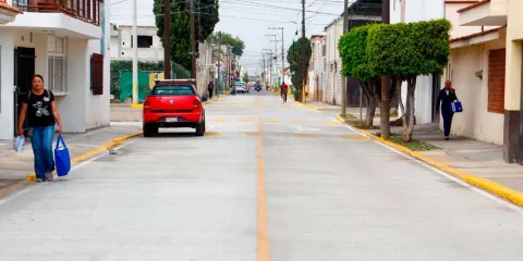 Tonantzin Fernández entregó renovada vialidad en Barrio de La Magdalena 
