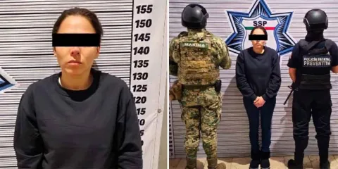Capturan a “La Blanca”, operadora de La Familia Michoacana en Puebla