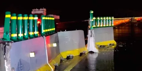 Capufe reparó muro de contención tras choque en Río Frío 