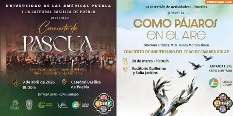 UDLAP. Gran Cartelera Cultural Primavera 2026; conciertos, teatro y danza