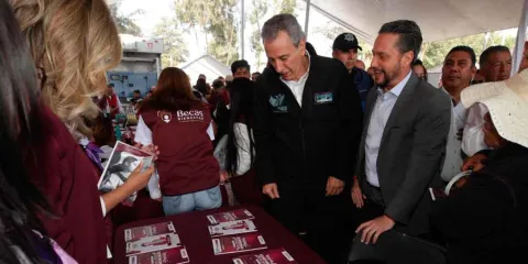Encabeza Pepe Chedraui esfuerzos con la Federación y el Estado para la primera Feria por la Paz en San Francisco Totimehuacan