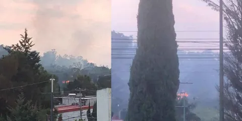 Incendio en Cerro de Amalucan alerta a vecinos; reportan más siniestros en Puebla
